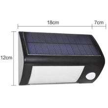 Shenzhen Sunnysam Solaire 28LED Lumière Fabricant Solaire Éclairage Étanche PIR Capteur de Mouvement Humain Extérieure Jardin Mur Lumière